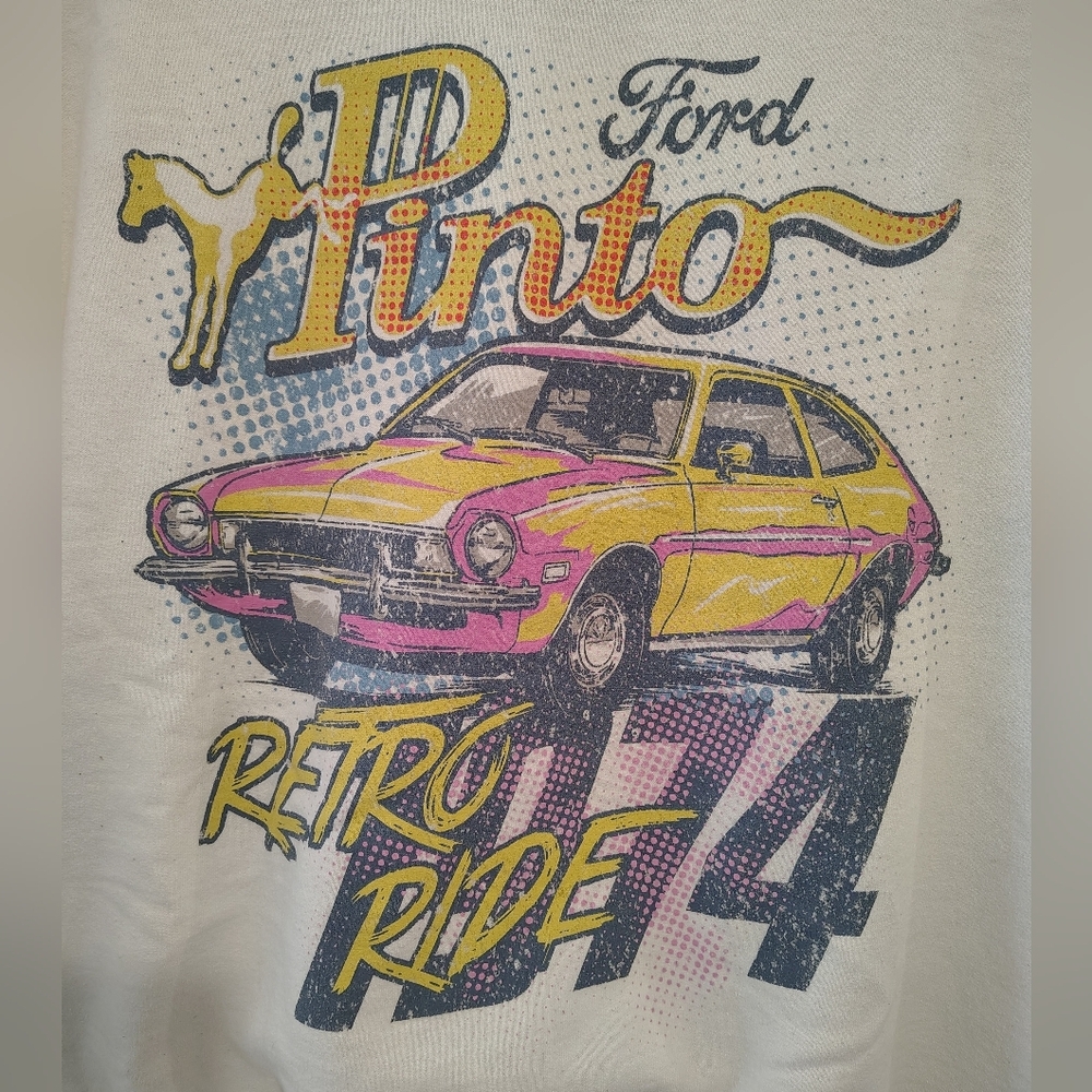 Ford Pinto Retro Ride Crewneck Sweatshirt - Official - Picture 2 of 5